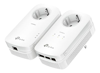 AV1300 Passthrough Powerline KIT, Qualcomm, 3 Gigabit Ports, 1300Mbps