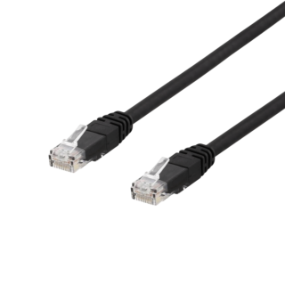 U/UTP Cat6a patch cable, 7m, 500MHz, LSZH, black